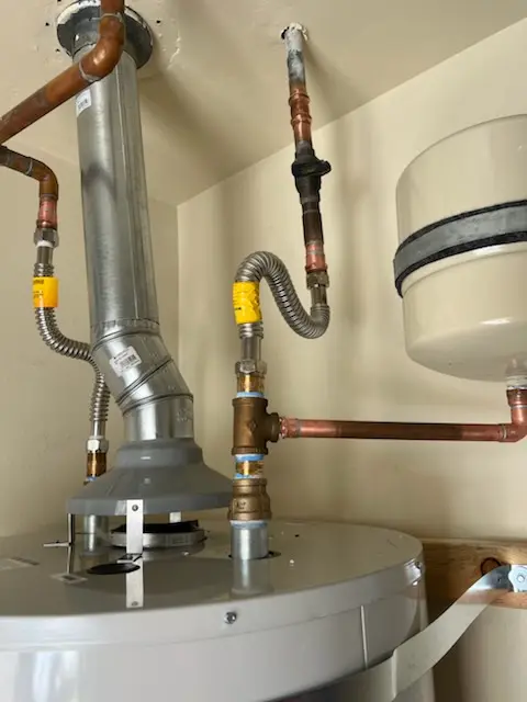 Water heater installation and plumbing repair in Fields of Harvest